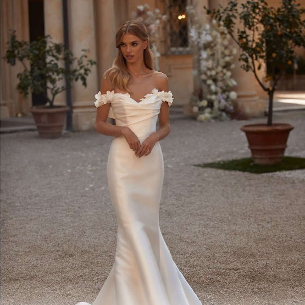 MillaNova Ivory Luciana Gown with Train